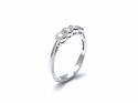 18ct White Gold Diamond 4 Stone Ring 0.48ct