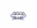 18ct White Gold Diamond Four Stone Ring 0.48ct