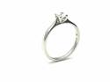 18ct White Gold Diamond Solitaire Ring