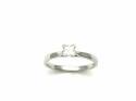 18ct White Gold Diamond Solitaire Ring