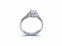 18ct White Gold Diamond Solitaire Ring