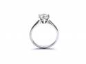 18ct White Gold Diamond Solitaire Ring 1.22ct