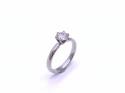 Platinum Diamond Solitaire Ring 0.71ct