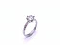 Platinum Diamond Solitaire Ring 1.11ct