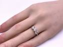 18ct White Gold Diamond 3 Stone Ring 1.89ct