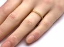 18ct Yellow Gold Diamond 1/2 Eternity Ring 0.13ct