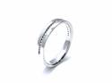 9ct White Gold Diamond Wedding Ring