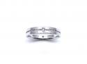 9ct White Gold Diamond Wedding Ring