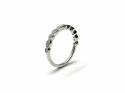 Platinum Diamond Half Eternity Ring 0.16ct