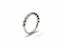 Platinum Diamond Half Eternity Ring 0.16ct