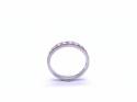 18ct White Gold Diamond 1/2 Eternity Ring 0.56ct