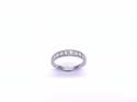 18ct White Gold Diamond 1/2 Eternity Ring 0.56ct