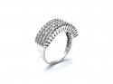 9ct Diamond Pave Ring 0.75ct