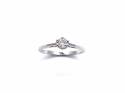 9ct White Gold Diamond Solitaire 0.25ct