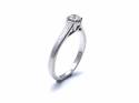 18ct White Gold Diamond Solitaire Ring