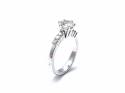 18ct White Gold Diamond Solitaire Ring 1.02ct