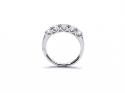 Platinum Diamond 5 Stone Eternity Ring