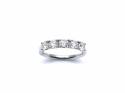 Platinum Diamond 5 Stone Eternity Ring