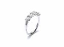 Platinum Diamond 5 Stone Eternity Ring