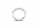 Platinum Diamond 7 Stone Eternity Ring 1.34ct