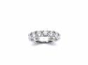 Platinum Diamond 7 Stone Eternity Ring 1.34ct