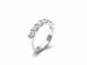 Platinum Diamond 7 Stone Eternity Ring 1.34ct