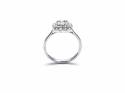 Platinum Art Deco Style Diamond Ring 0.64ct