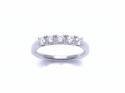 Platinum Diamond 5 Stone Ring 0.53ct