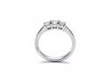 Platinum Diamond 3 Stone Ring