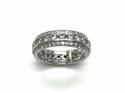 Platinum Diamond Full Eternity Ring