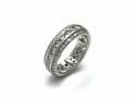 Platinum Diamond Full Eternity Ring