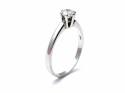 18ct White Gold Diamond Solitaire Ring