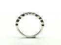 Platinum Diamond Half Eternity Ring 0.16ct