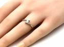 18ct White Gold Diamond Solitaire Ring