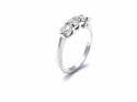 18ct White Gold Diamond 4 Stone Ring 1.18ct