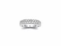 18ct White Gold Diamond Half Eternity Ring