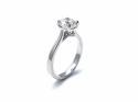 Platinum Diamond Solitaire Ring