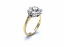 18ct Yellow Gold Diamond Cluster Ring