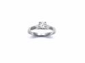 Platinum Diamond Solitaire Ring 0.40ct