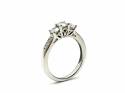 18ct White Gold Diamond 3 Stone Ring