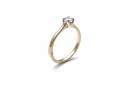 9ct Yellow Gold Diamond Solitaire Ring 0.29ct