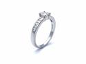 Platinum Diamond Solitaire Ring