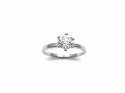 Platinum Diamond Solitaire Ring 1.10ct