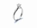 Platinum Diamond Solitaire Ring