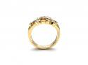 18ct Yellow Gold Diamond 'Bubble' Ring