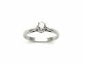 Platinum Diamond Solitaire Ring