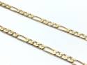 9ct Yellow Gold Figaro Chain 19 Inch