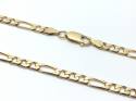 9ct Yellow Gold Figaro Chain 19 Inch