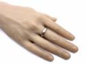 9ct & Palladium Flat Court Diamond Wedding Ring