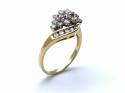 18ct Diamond Cluster Ring 0.70ct